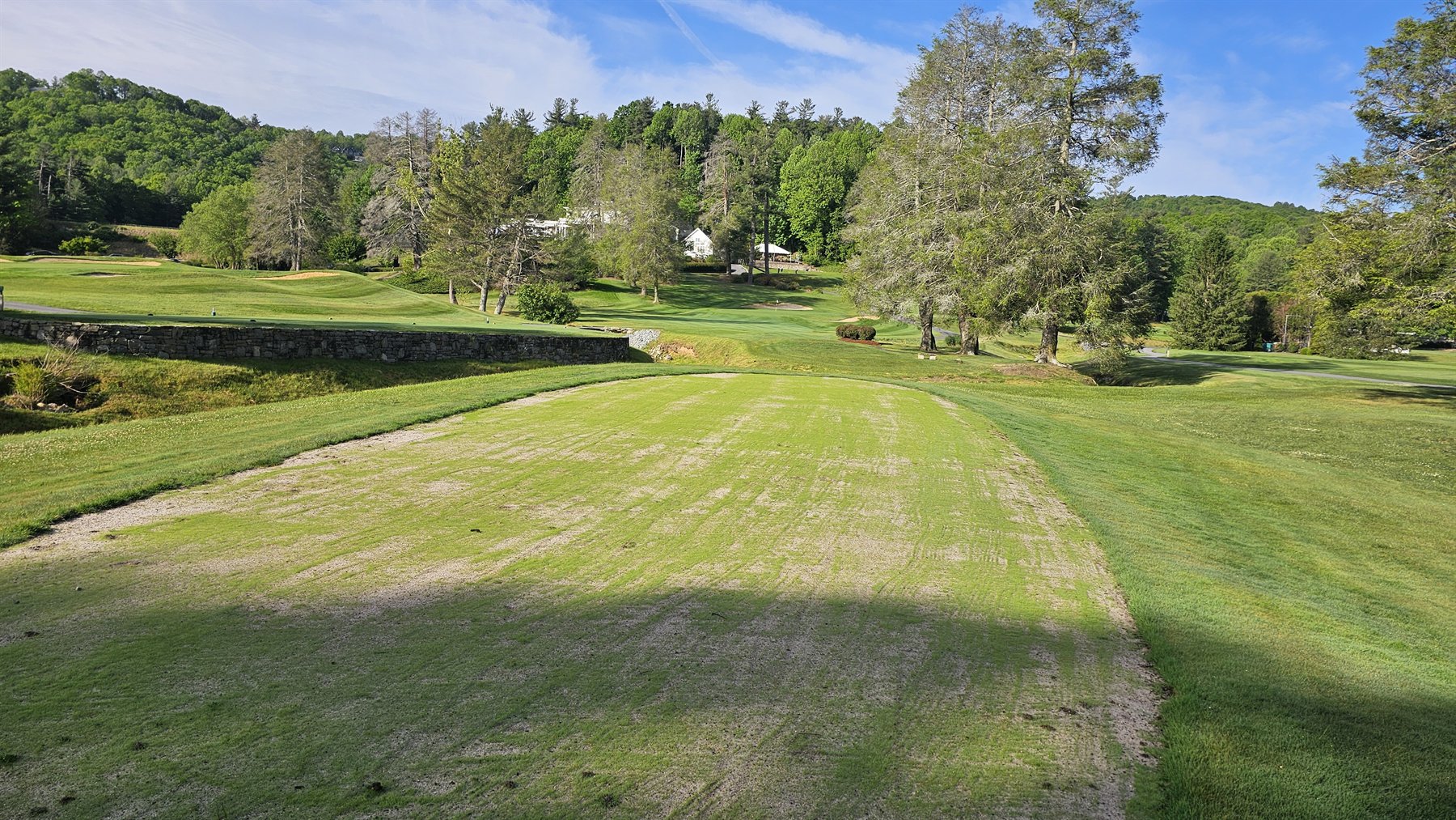 9 tee bentgrass cover on May 1, 2026